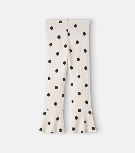 Pantalones en mezcla de algodón con lunares - Mini Rodini - Modalova