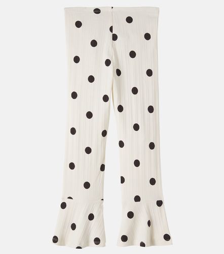 Pantalones en mezcla de algodón con lunares - Mini Rodini - Modalova