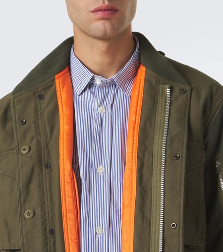 Chaqueta bomber de algodón con paneles - Junya Watanabe - Modalova