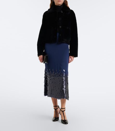 Gonna midi Connie in chiffon con paillettes - Joseph - Modalova