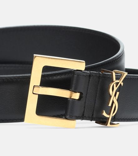 Cassandre leather belt - Saint Laurent - Modalova