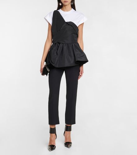 McQueen Mid-rise slim crepe pants - McQueen - Modalova