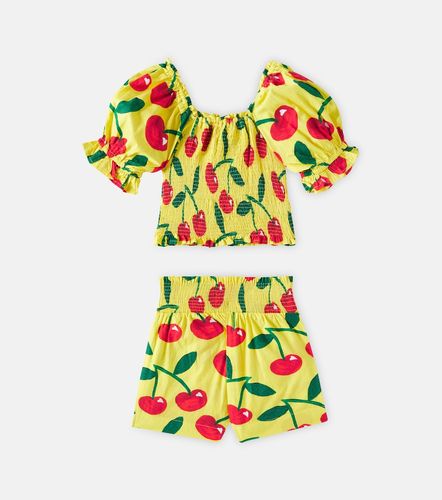 Fábula Top y shorts de algodón estampados - Fabula - Modalova