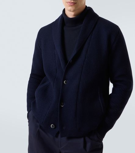 Layered wool and technical cardigan - Herno - Modalova