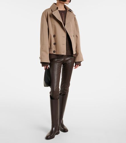 Pantalones slim de piel - Brunello Cucinelli - Modalova