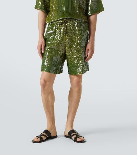 Sequined Bermuda shorts - Dries Van Noten - Modalova