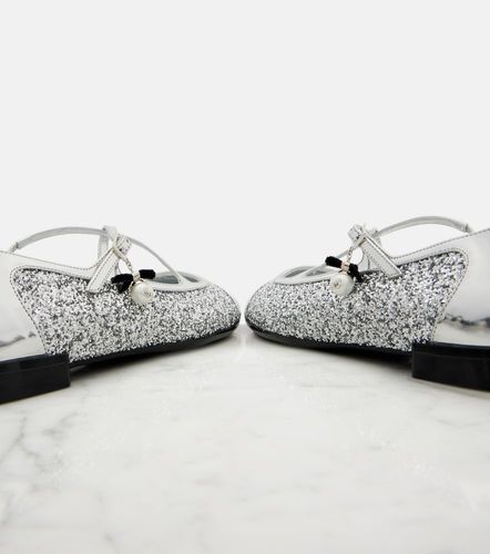 Bailarinas Eleri de piel con glitter - Jimmy Choo - Modalova