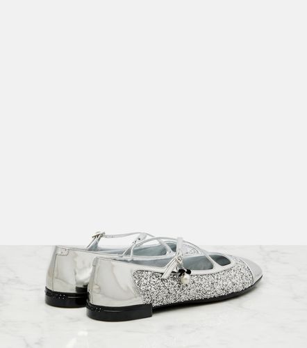 Bailarinas Eleri de piel con glitter - Jimmy Choo - Modalova