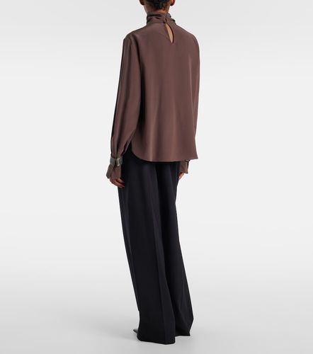 Blusa de seda con cuentas Monili - Brunello Cucinelli - Modalova