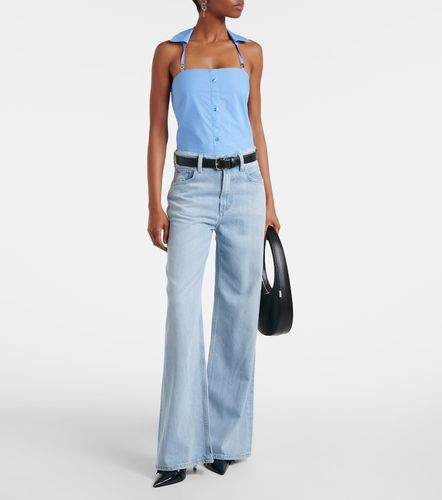 Coperni Halterneck cotton top - Coperni - Modalova