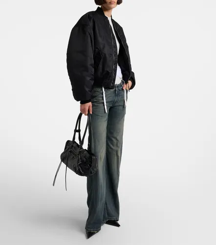 Standard technical satin bomber jacket - Balenciaga - Modalova