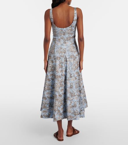 Midikleid Wells aus Baumwollpopeline - Staud - Modalova
