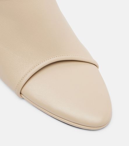 Strap Stretch 75 leather wedge mules - Christen - Modalova