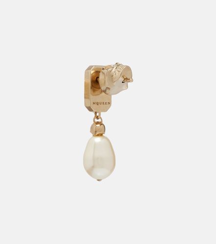 Orecchini pendenti Skull con cristalli - McQueen - Modalova