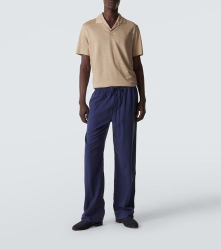 Zegna Polo in lino - Zegna - Modalova
