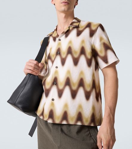 Commas Printed linen bowling shirt - Commas - Modalova