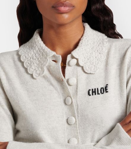 Chloe Logo wool cardigan - Chloe - Modalova