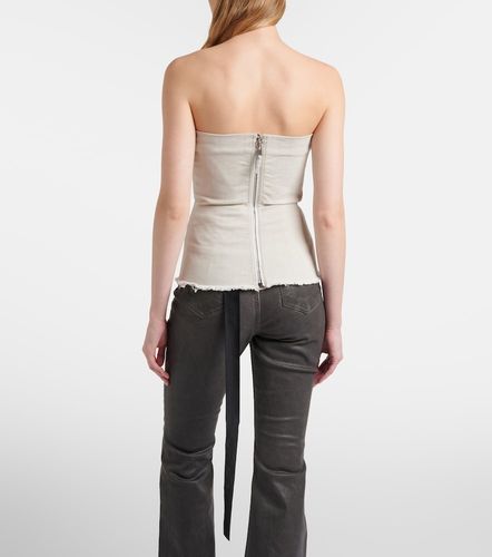 Rick Owens Strapless denim top - Rick Owens - Modalova