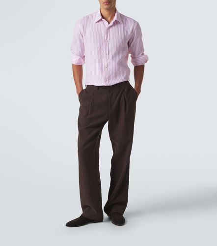 Charvet Camisa de lino a rayas - Charvet - Modalova