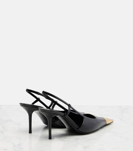 Jeanne 75 leather slingback pumps - Saint Laurent - Modalova