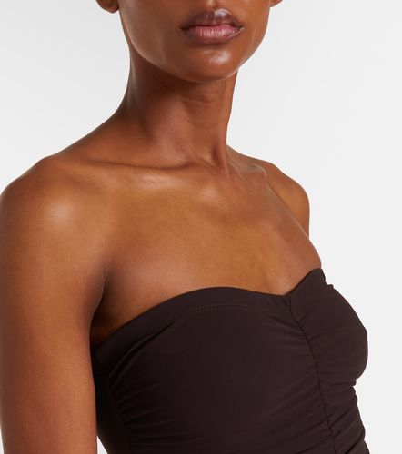 Ruched bandeau swimsuit - Karla Colletto - Modalova