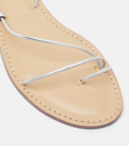 Karima metallic leather sandals - Amanu - Modalova
