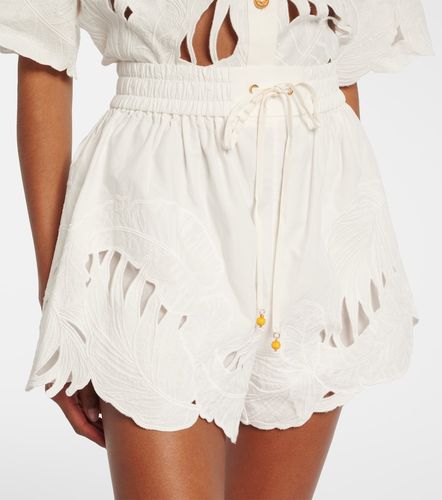 Shorts Mahon in cotone con ricamo - Zimmermann - Modalova