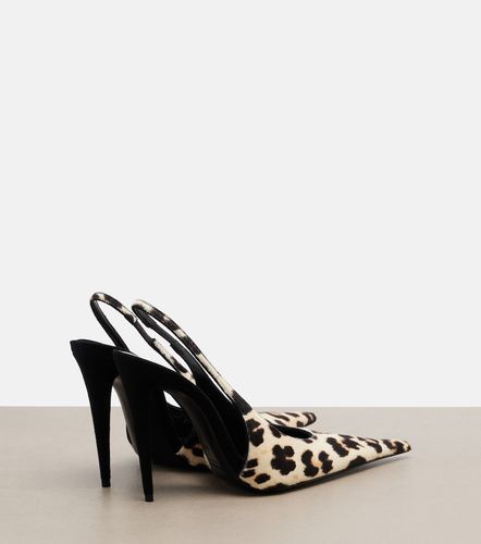 Pumps slingback Guermantes in cavallino - Saint Laurent - Modalova