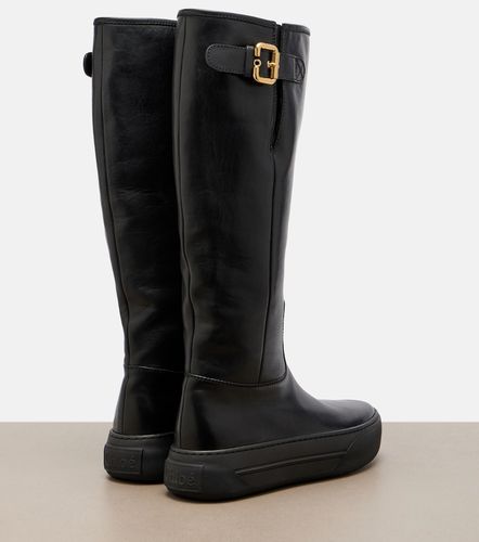 Chloe Delia leather knee-high boots - Chloe - Modalova