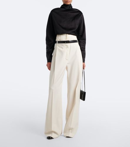 High-rise wide-leg virgin wool pants - Rohe - Modalova