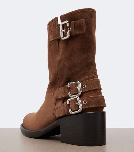 Chloe Dakota suede biker boots - Chloe - Modalova