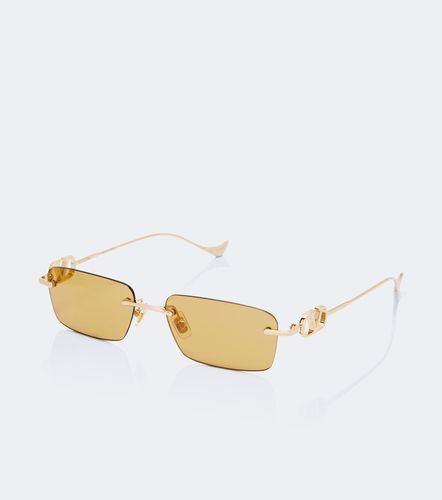Bejewelled VLogo rectangular sunglasses - Valentino Garavani - Modalova