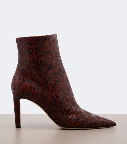 Frankie snake-effect leather ankle boots - Jimmy Choo - Modalova