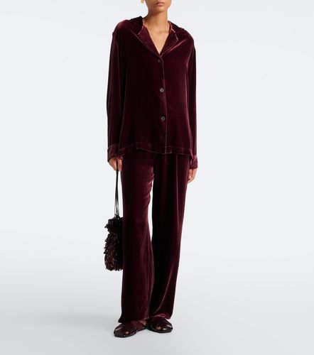 Asceno Weite Hose Austin aus Samt - Asceno - Modalova