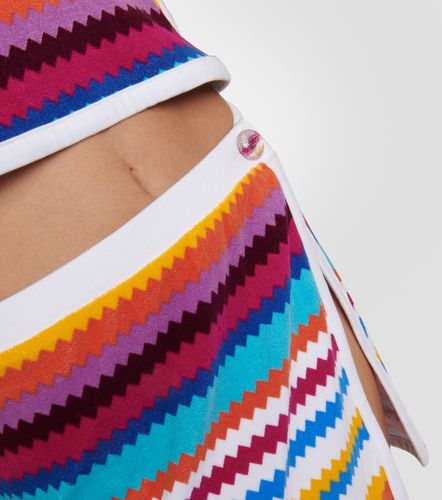Minifalda de algodón a rayas - Missoni Mare - Modalova