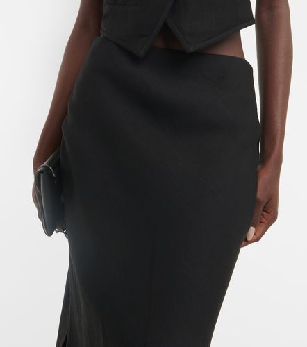Gonna lunga in twill - Brunello Cucinelli - Modalova