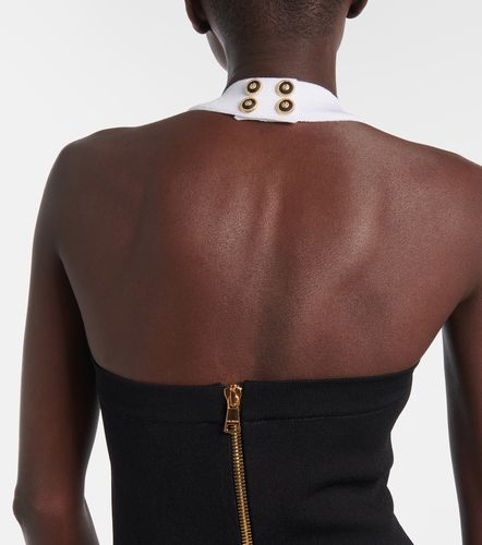 Balmain Halterneck minidress - Balmain - Modalova