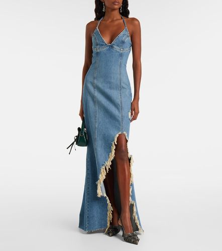 Blumarine Maxikleid aus Denim - Blumarine - Modalova