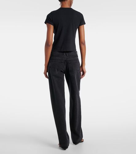 Camiseta cropped de jersey de algodón - Slvrlake - Modalova