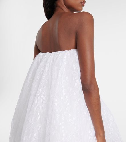 Abito bustier in pizzo con mantella - Givenchy - Modalova