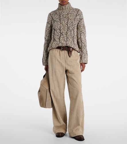 Rollkragenpullover aus Strick - Brunello Cucinelli - Modalova