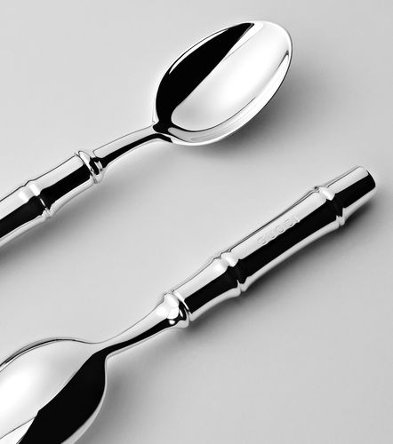 Set de 2 cucharas chapadas en plata - Gucci - Modalova