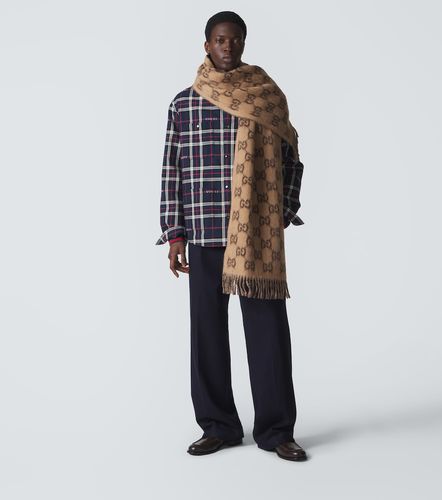 Gucci Sciarpa in GG con frange - Gucci - Modalova