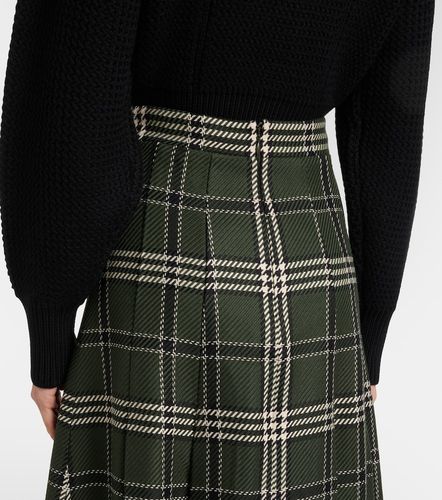 Kensie checked wool-blend midi skirt - Emilia Wickstead - Modalova