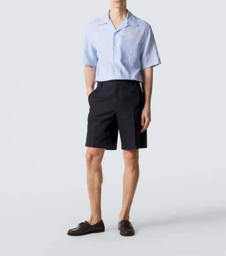 Zegna Bermuda in cotone e lino - Zegna - Modalova