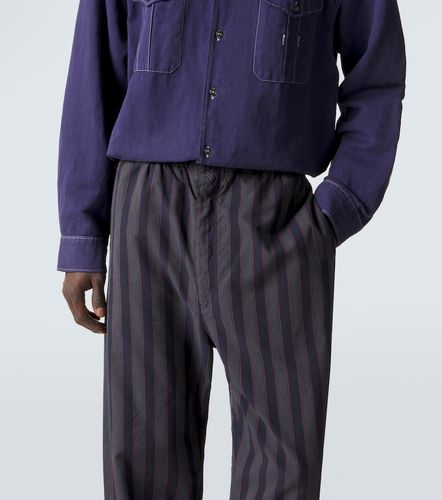Pantalones anchos de algodón a rayas - Maison Margiela - Modalova