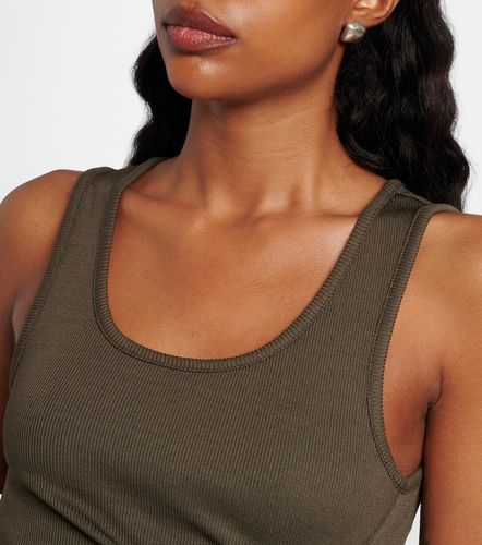 Droplet Crystal embellished ruched tank top - Christopher Esber - Modalova