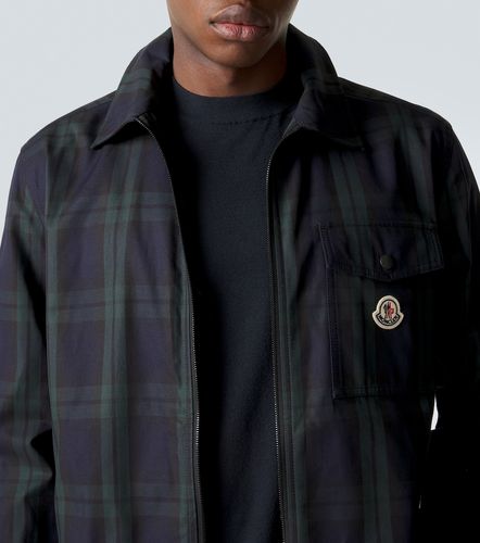 Moncler T-shirt in seta e cotone - Moncler - Modalova