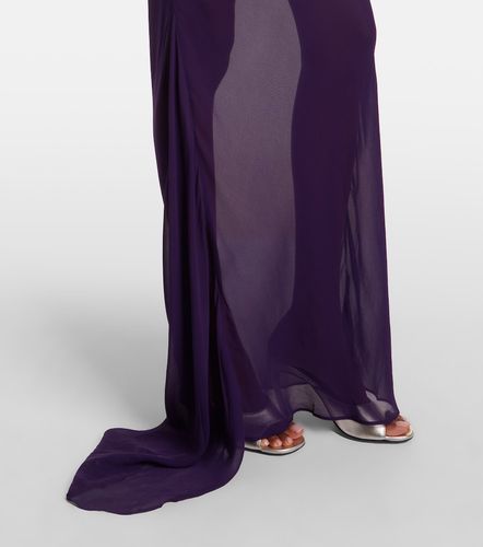 Gonna lunga Diosa in georgette - De La Vali - Modalova