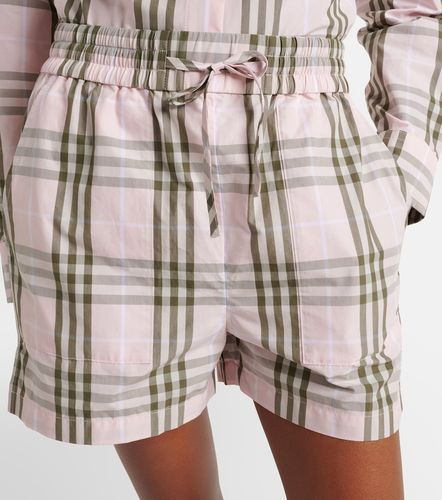 Shorts Check de algodón - Burberry - Modalova